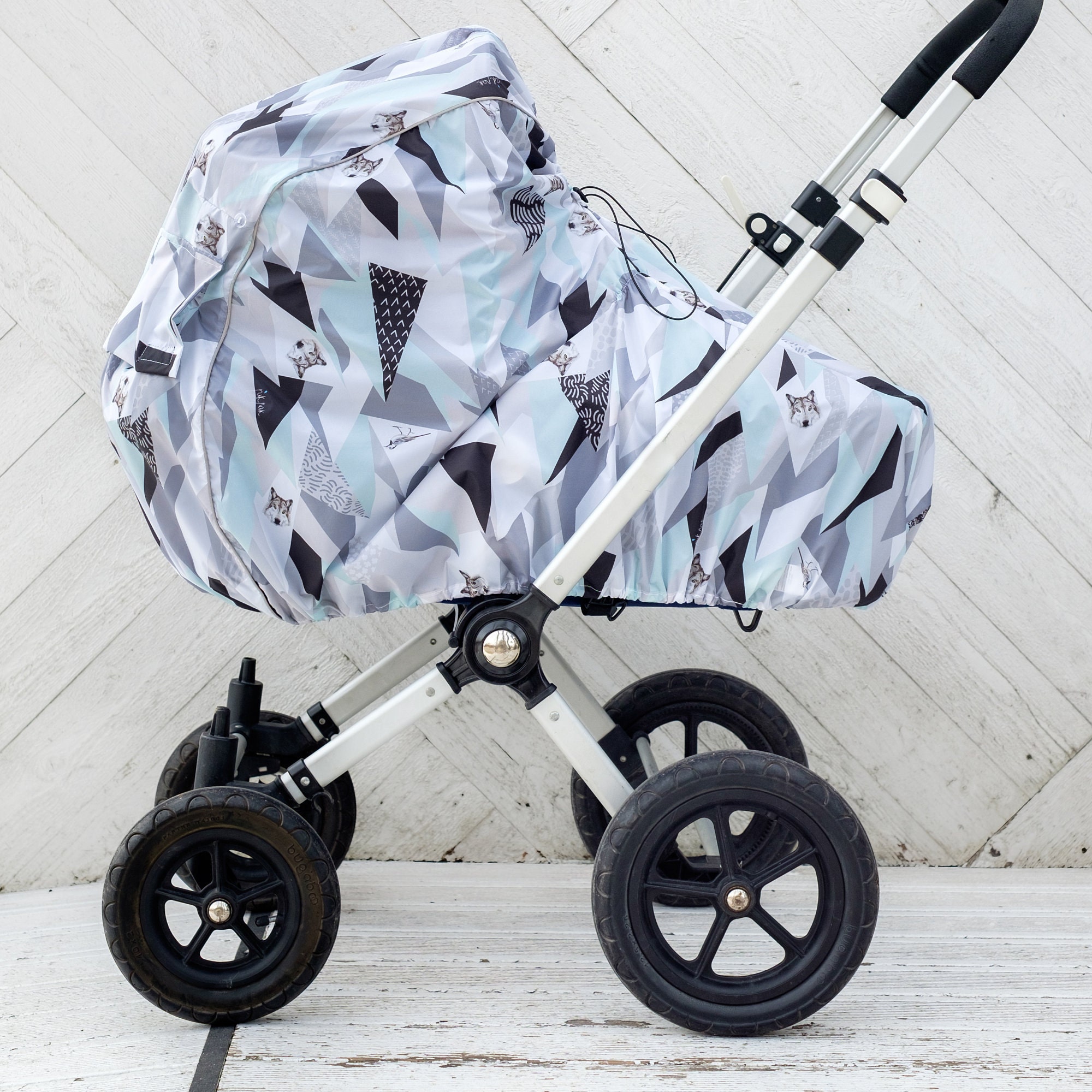 Shower curtain hotsell stroller cover