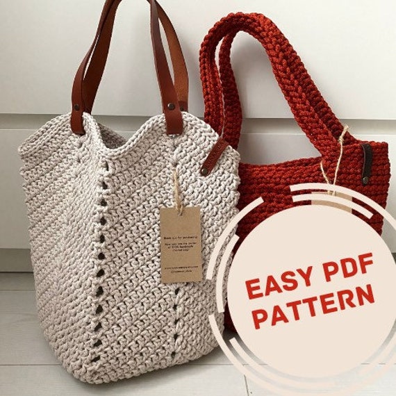Crochet Tote Bag Pattern PDF Pattern Crochet Bag Easy | Etsy