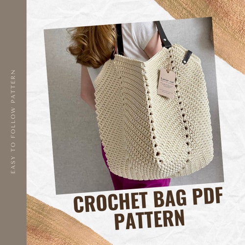 Crochet Tote Bag Pattern PDF Pattern Crochet Bag Granny | Etsy