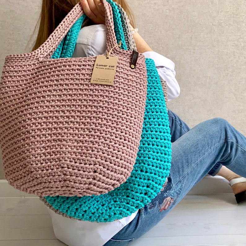 Crochet Tote Bag Pattern PDF Pattern Crochet Bag Easy Etsy