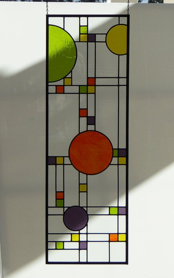 Frank Lloyd Wright-Inspired Faux Stained Glass Project Kit
