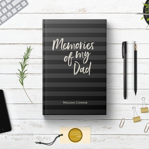 Personalized Memories of My Dad Journal. Loss of Father - Etsy Ireland