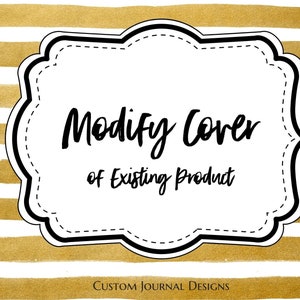 Opção de complemento: modificar a capa de um produto existente