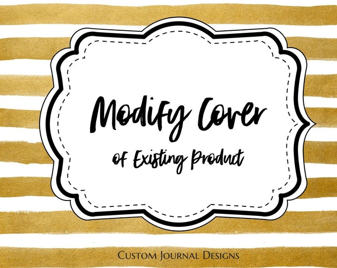 Add-On Option: Modify the Cover of an Existing Product