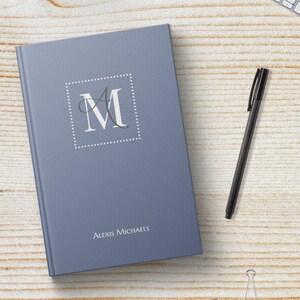 2022-2026 Five Year Monthly Planner Calendar. Personalized Custom Name Monogram Letters. Hardcover 60 Months 5 Year Planning Journal Notes.