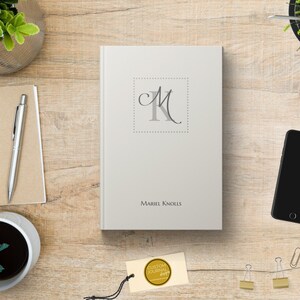 2023-2027 Five Year Monthly Planner Calendar. Personalized Custom Name Monogram Letters. 60 Months 5 Year Planning Journal Notes Unique