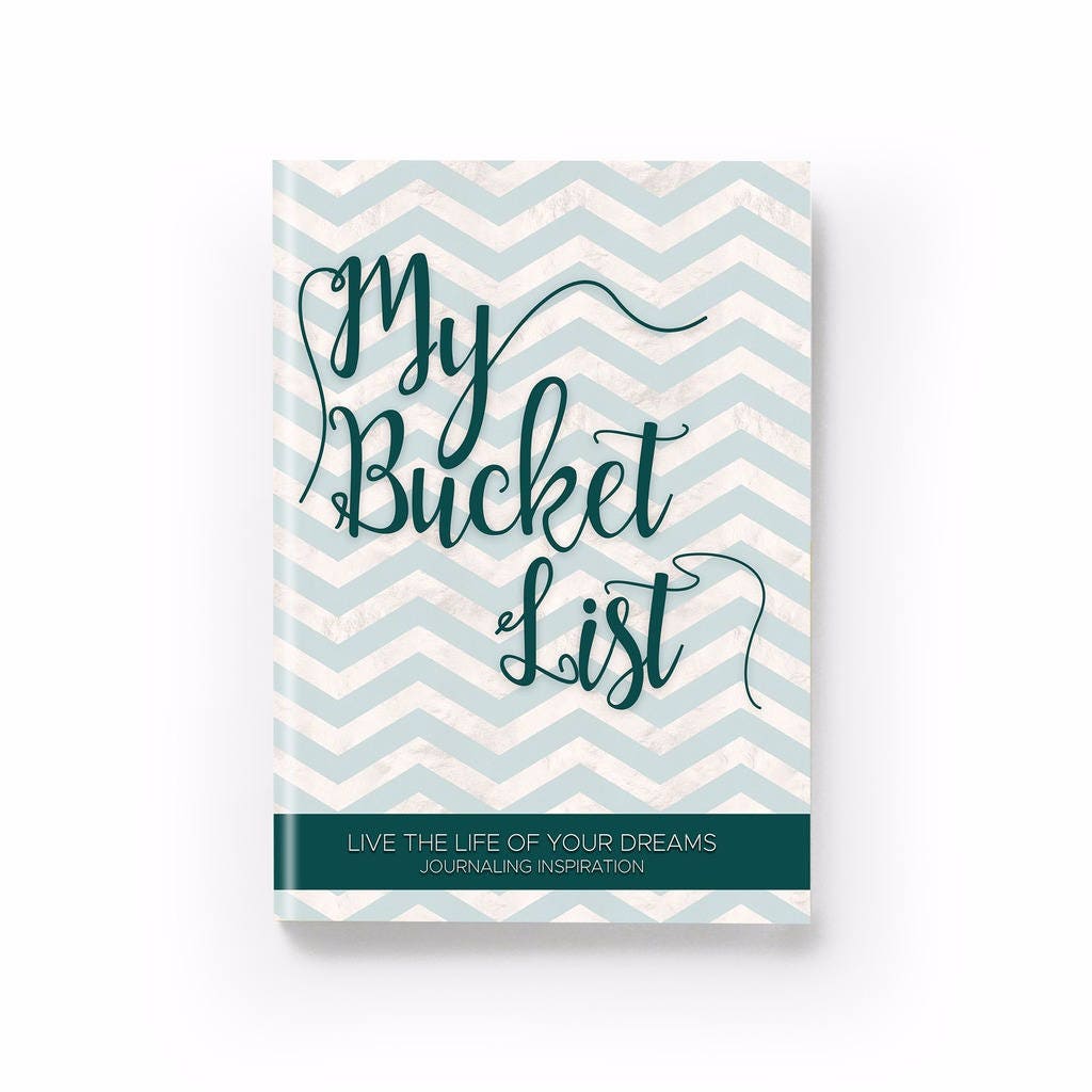 Bucket List Journal. Planner. Writing Prompts. Guided Journal. Bucket