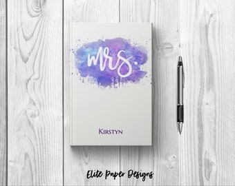 paper with dotted lines for writing Mrs Custom Writing Journal. Personalized Engagement Gift. Bridal Shower Gift. Custom Name. Bride - Wife. Lined. Dot Grid. Blank. Hardcover