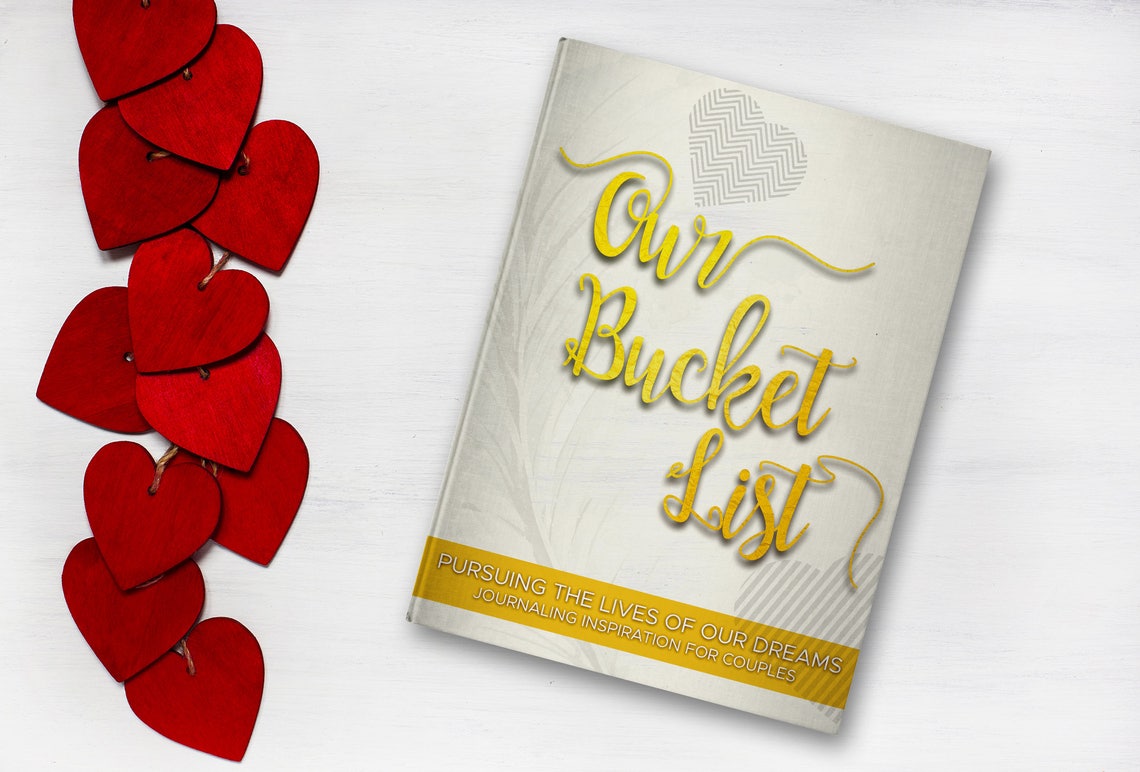Bucket List for Couples Journal Book. Writing Prompts. Wedding Etsy