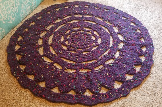 Sangria Wein Mandala Teppich Etsy