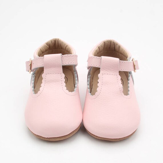 soft soled mary jane baby shoes