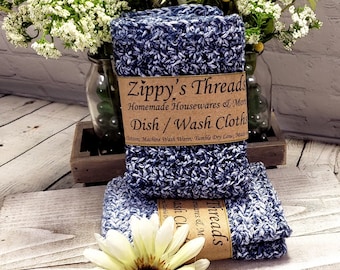 Zippy's Threads | 100% Cotton Crocheted Dishcloths/Washcloths