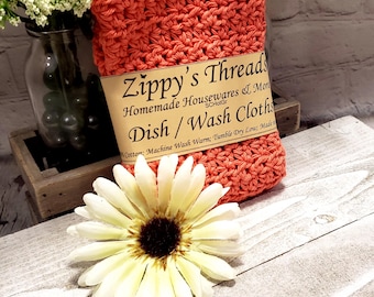 Zippy's Threads | 100% Cotton Crocheted Dishcloths/Washcloths
