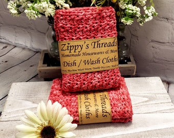 Zippy's Threads | 100% Cotton Crocheted Dishcloths/Washcloths