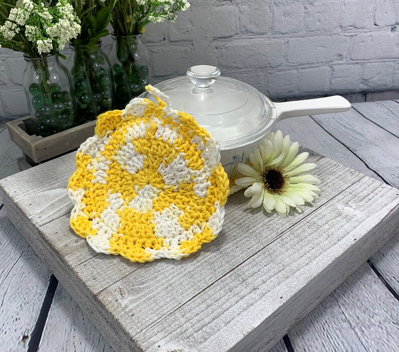 Zippy's Threads | 100% Cotton Crocheted Hot Pads/Potholders Bild 6