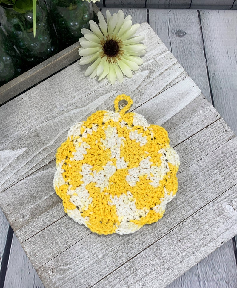 Zippy's Threads | 100% Cotton Crocheted Hot Pads/Potholders Bild 2
