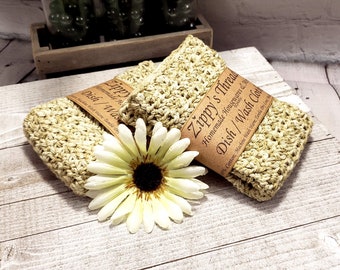 Zippy's Threads | 100% Cotton Crocheted Dishcloths/Washcloths