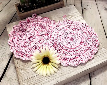 Zippy's Threads | 100% Cotton Crocheted Hot Pads/Potholders