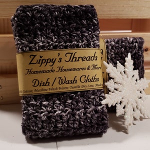 Zippy's Threads | 100% Cotton Crocheted Dishcloths/Washcloths