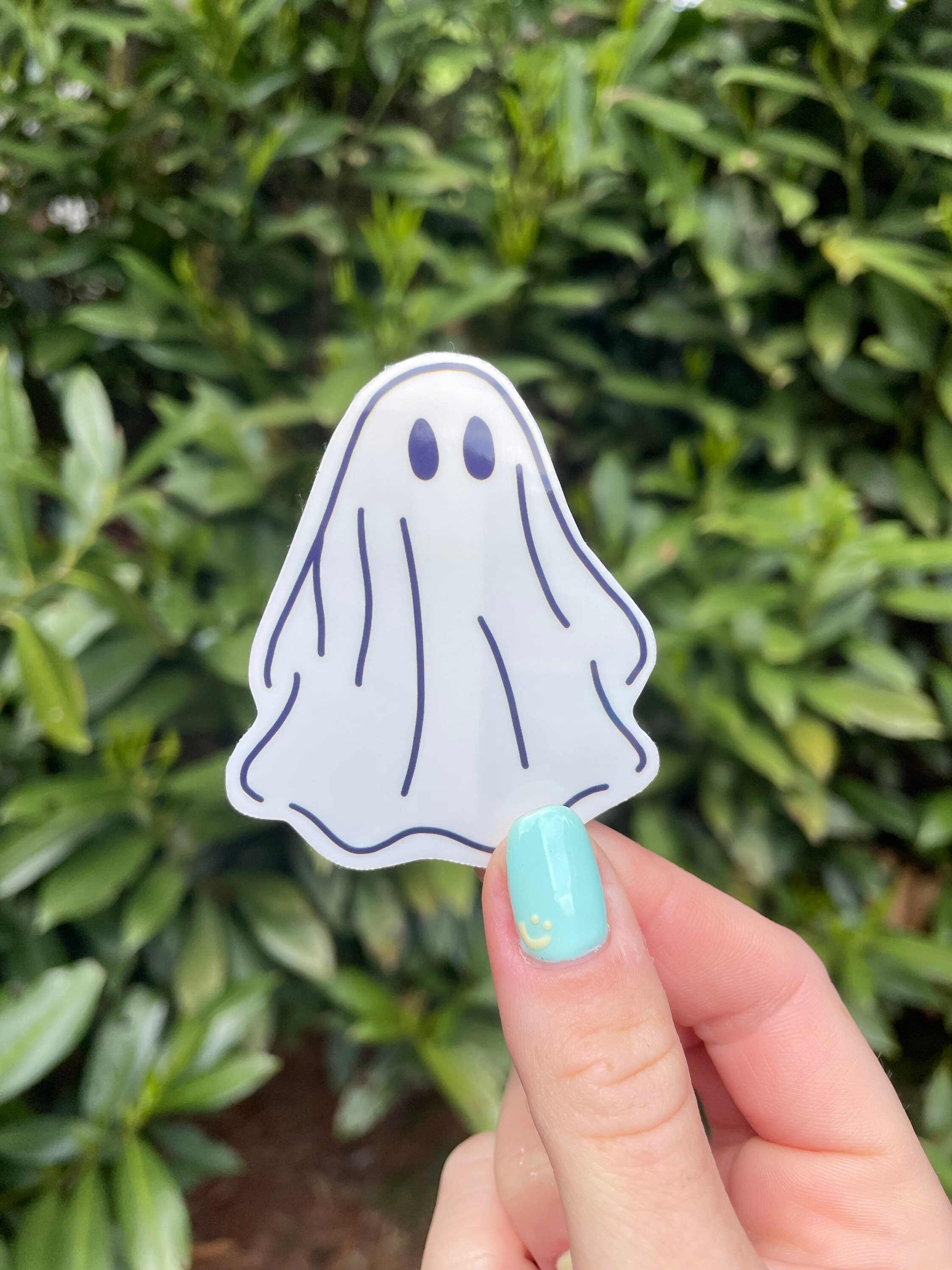 Shadow Ghost Sticker Ghost Sticker - Etsy