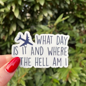 Flight Attendant Sticker