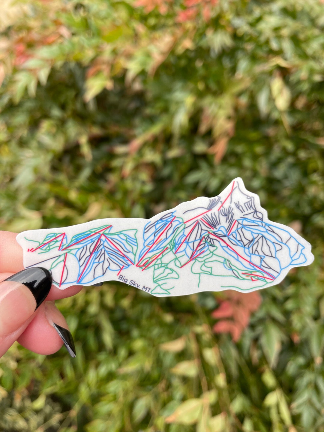 Big Sky Mountain Sticker - Etsy