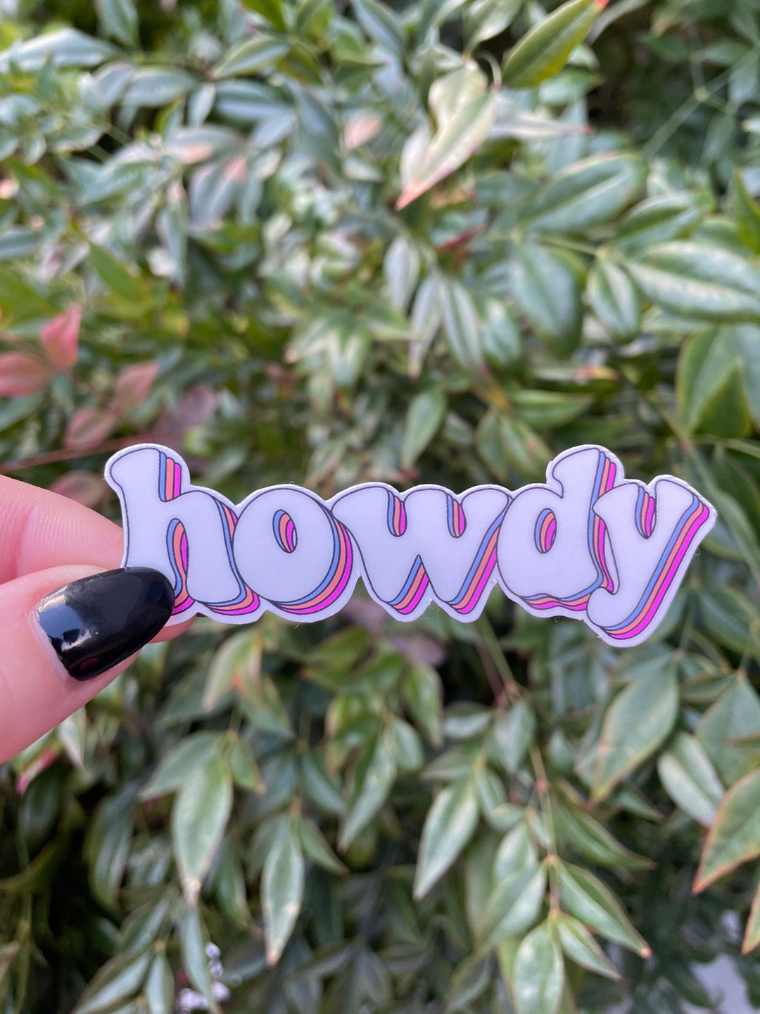 Howdyyyy Sticker Howdy Sticker - Etsy