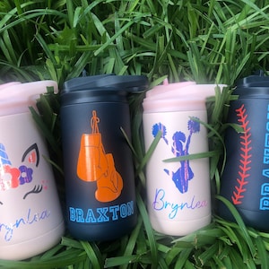 Custom Kids Tumblers/ Personalized Kids Tumbler/ Kids Water Bottle/ Sippy Cup/ Kids Cup/ Togo Cups/ Stainless Steel 12oz