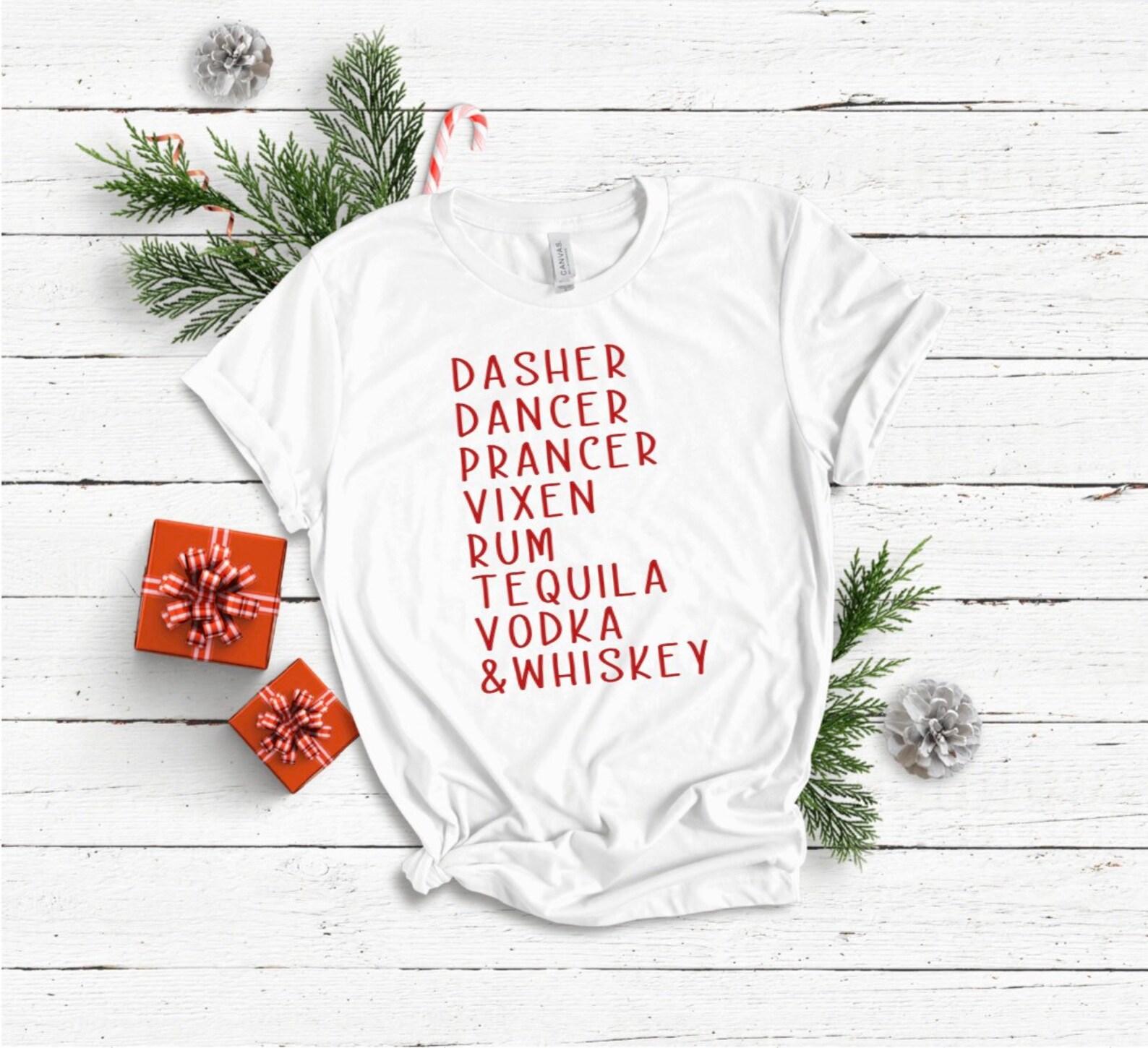homemade reindeer shirt