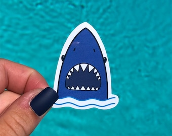 Shark Vinyl Sticker, Mini sticker, Laptop Decals, Animal Sticker, Decal, Macbook Decal, Stickers, iPad Stickers, Waterproof Sticker