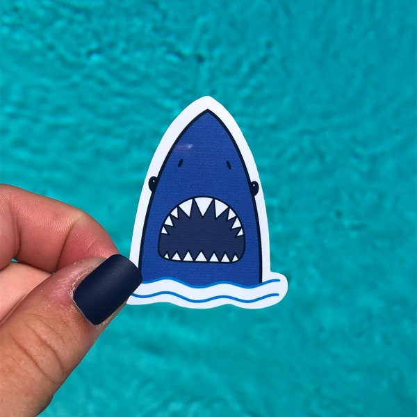 Shark Vinyl Sticker, Mini sticker, Laptop Decals, Animal Sticker, Decal, Macbook Decal, Stickers, iPad Stickers, Waterproof Sticker