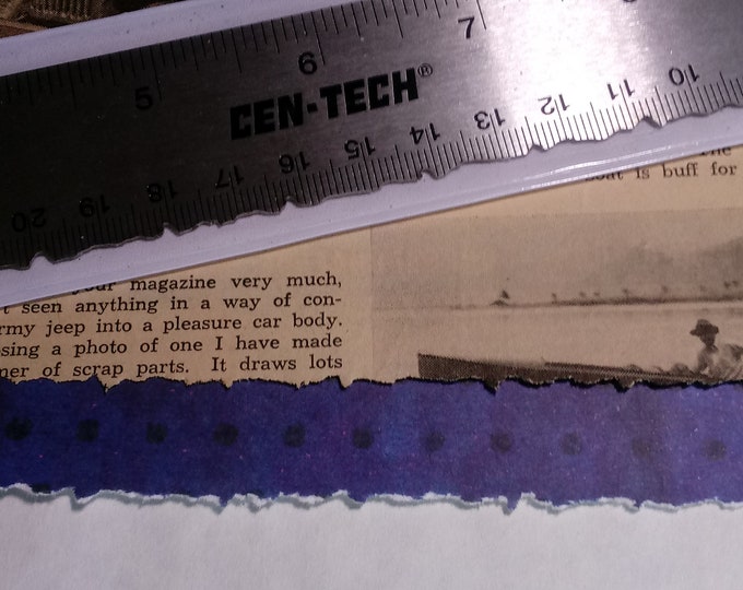 Rip Ruler for Creating a Deckled Edge Design 1 Etsy