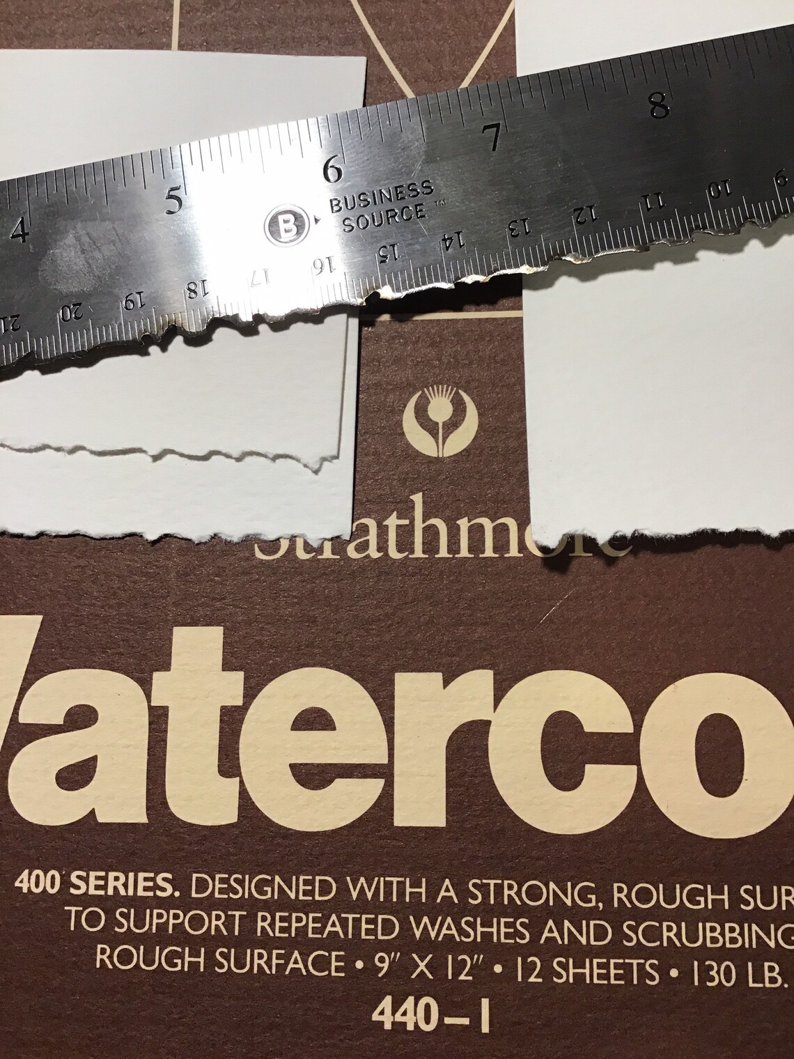 Rip Ruler for Creating a Deckled Edge design 1 Etsy