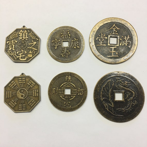 Feng Shui Coins. Symbol of Wealth and Prosperity