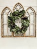 Cathedral Farmhouse Style Wood Window Frame 