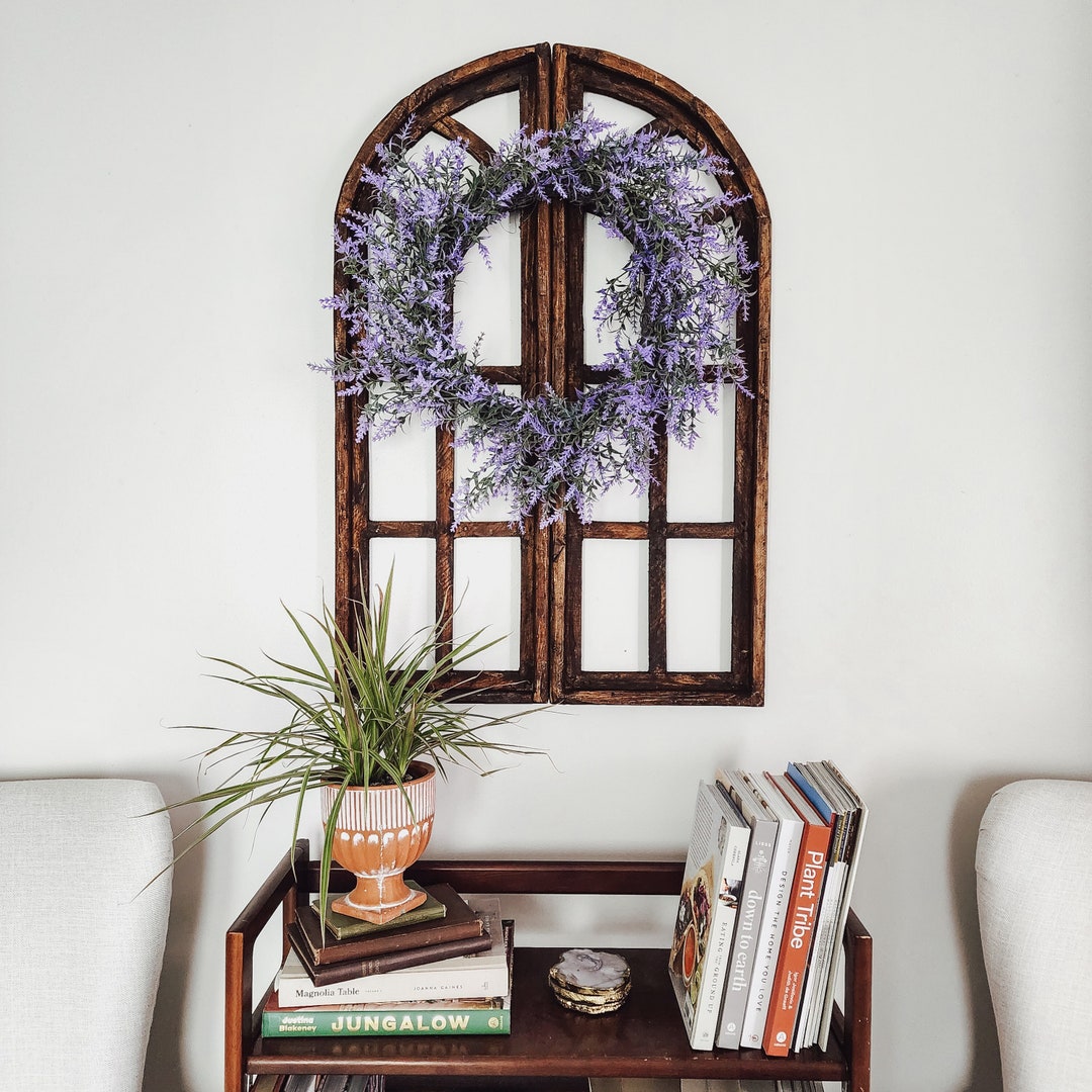 Arches - Farmhouse Wood Window Style Wall Arch 2 Pieces - Etsy