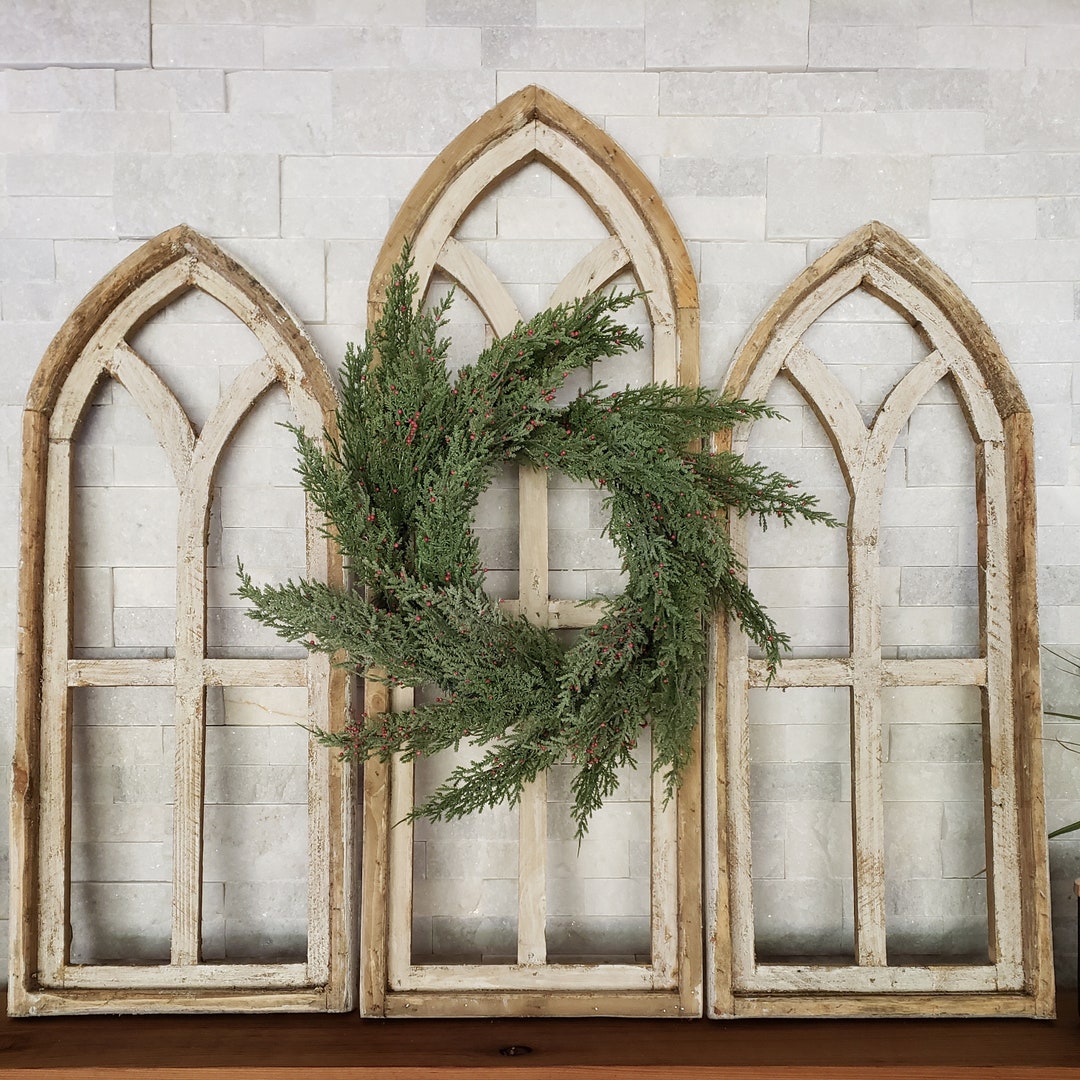 Rustic Wall Arches Vintage Inspired Church Windows Etsy