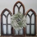 Black Window Frame Cathedral Style Arch 