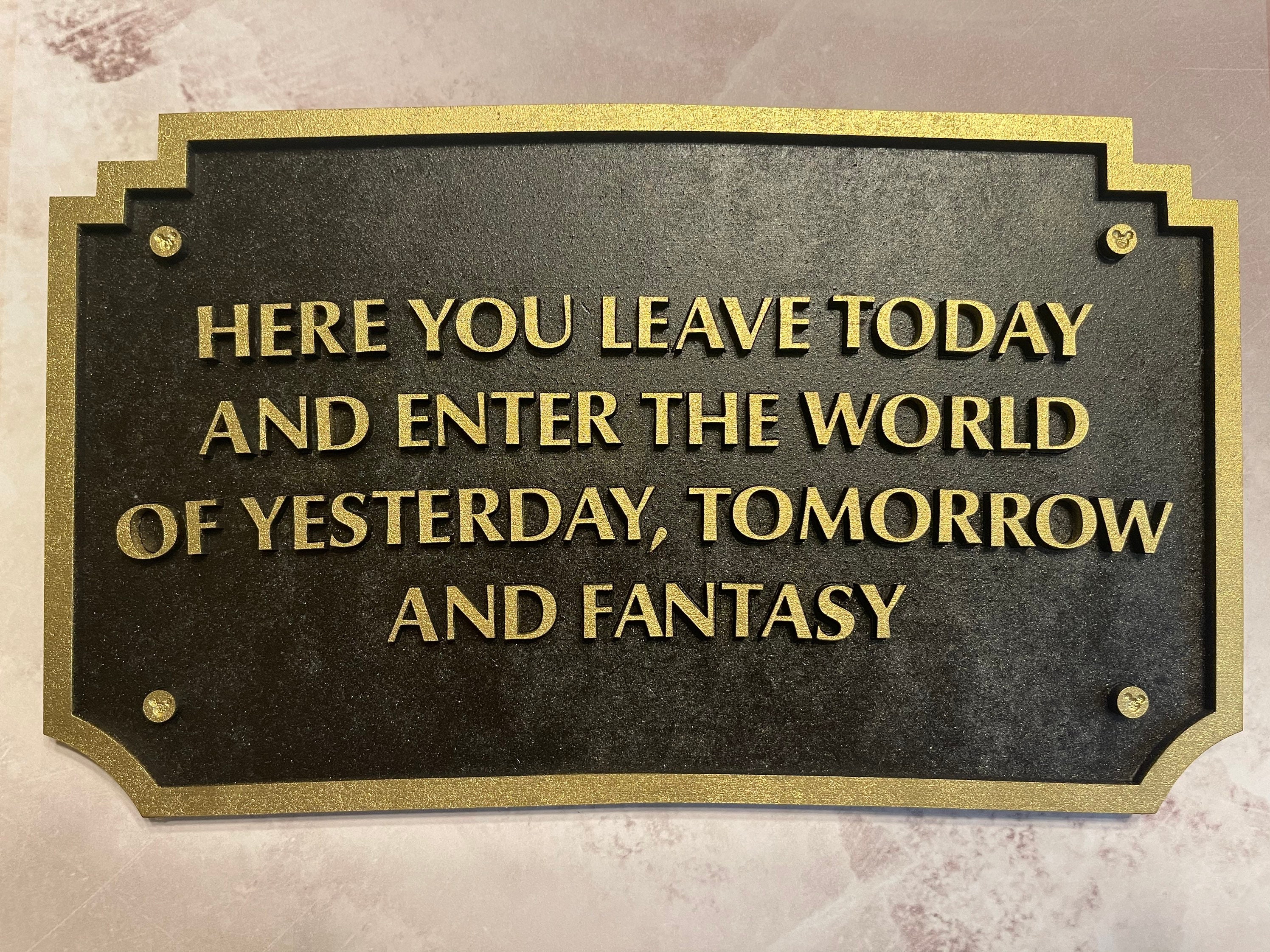 Disneyland Entrance Sign - Etsy