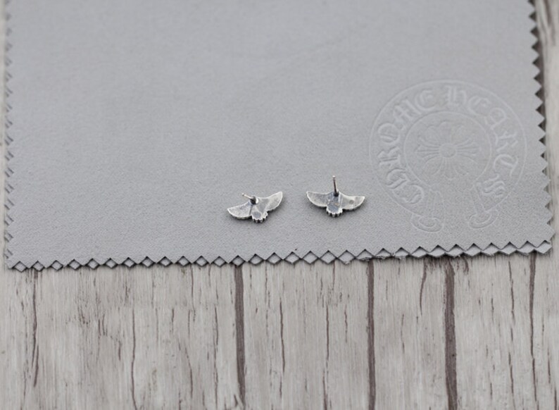 flying pigeon s925 sterling silver earing