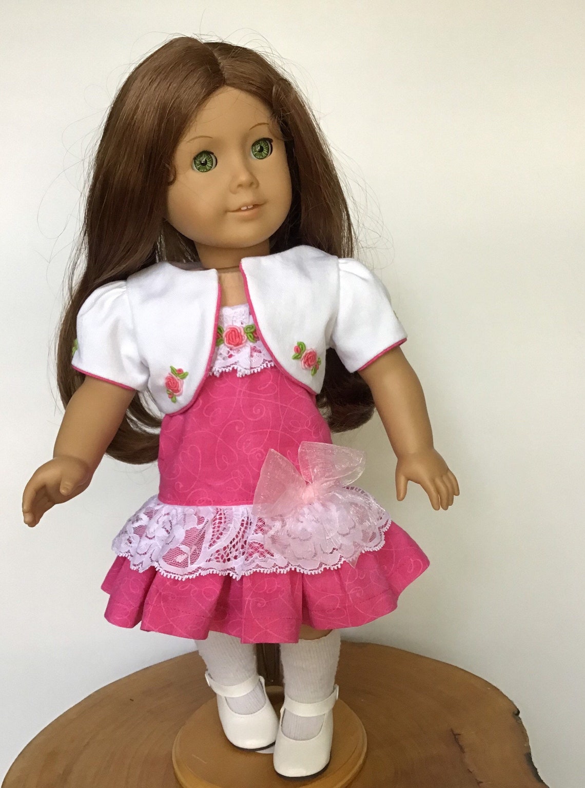 Hot Pink Summer Dress for American Girl Doll | Etsy