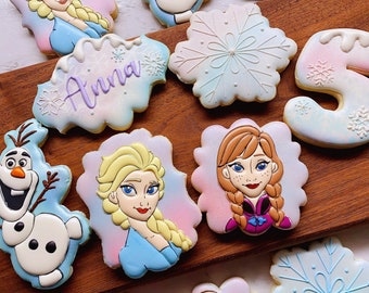 Frozen Inspired Sugar Cookies