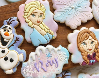 Frozen Inspired Sugar Cookies