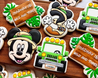 Mickey Mouse Safari Cookies