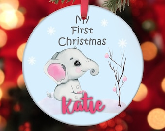 My First Christmas Ornament, Custom Christmas Ornament, Christmas Decor, Christmas Gift Idea, Christmas Decoration Ideas