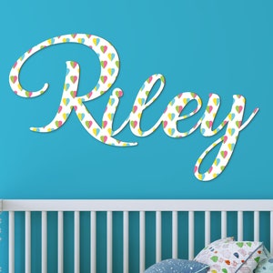Nursery Name Sign, Personalized Name Sign, Nursery Letters, Wooden Name Sign, Wood Name Sign, Baby Name Sign, Nursery Decor, Wall Letters