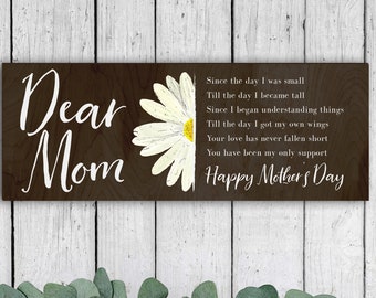 Personalized Mothers Day Gift, Mom Gift, Gift For Mom, Mothers Day Gift, Mom Sign, Wooden Sign, Mother's Day, Personalized Gifts For Mom