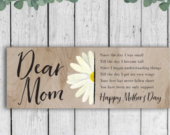 Personalized Mothers Day Gift, Mom Gift, Gift For Mom, Mothers Day Gift, Mom Sign, Wooden Sign, Mother's Day