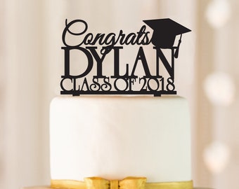 Graduation cake topper | Etsy
