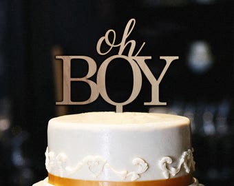baby boy cake topper
